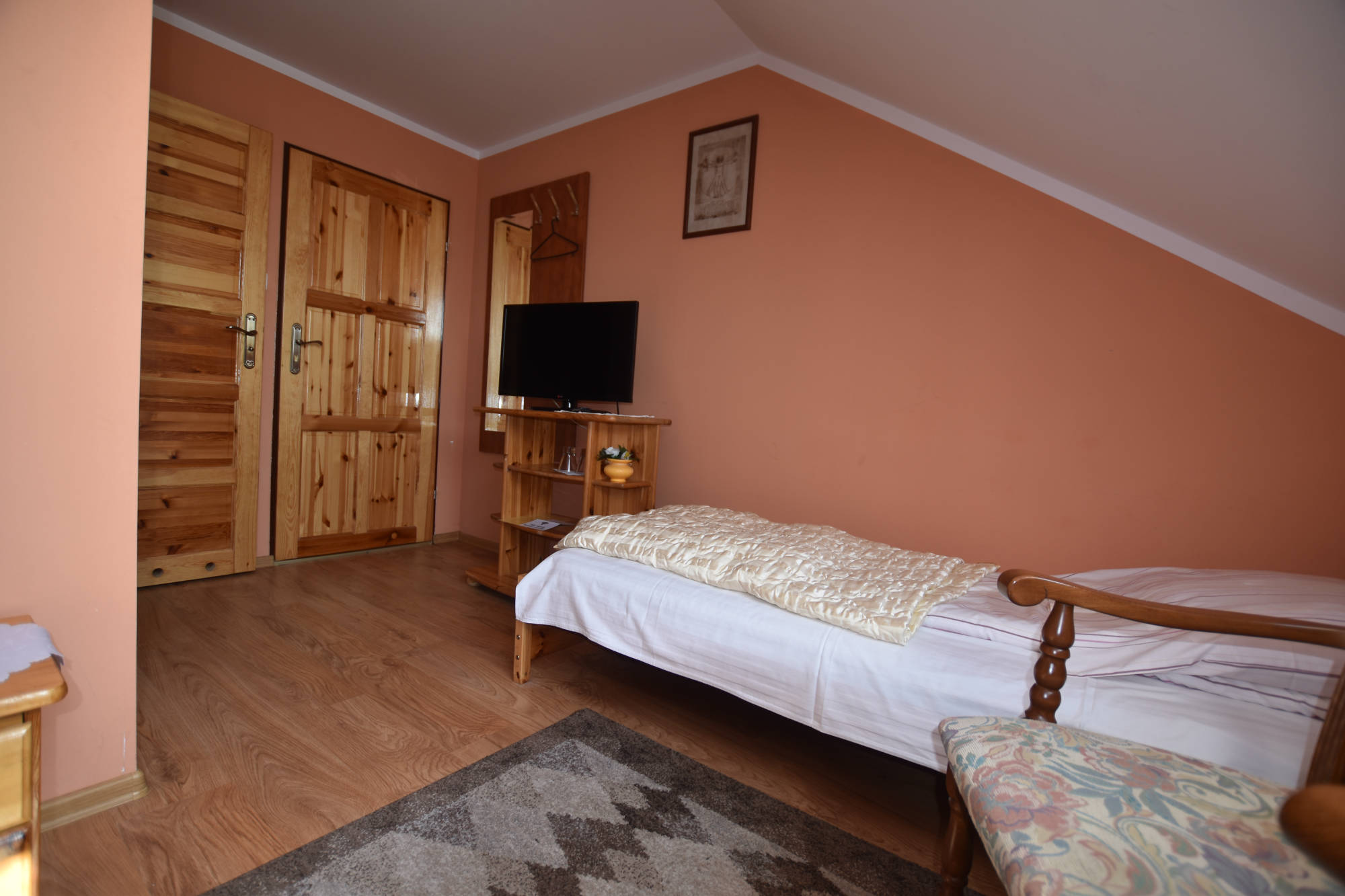Wnętrze motelu przy DK10 w Wałczu
